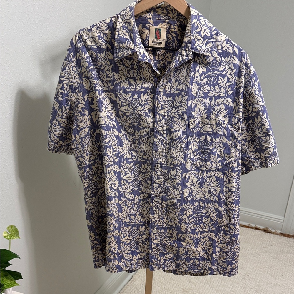 Tori Richard Hawaiian Floral Shirt sz L